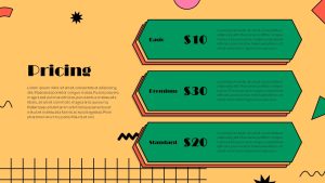 Retro Style PowerPoint Deck Pricing Template