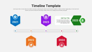 Timeline PPT Presentation Templates Morph Transition White