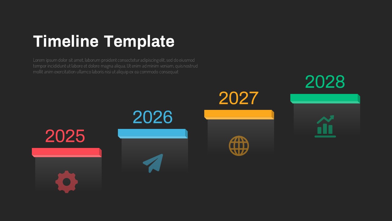 Timeline PowerPoint Presentation Template Morph Transition