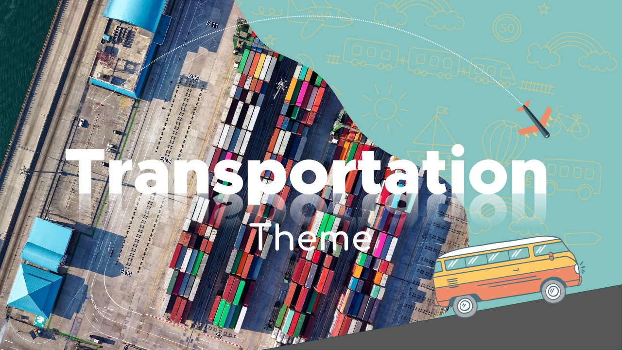 Transportation PPT Presentation Theme