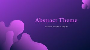 Abstract Theme For PowerPoint