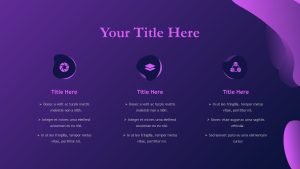 Abstract Theme For PowerPoint text