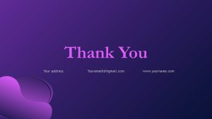 Abstract Theme For PowerPoint thank you