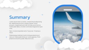 Aviation PowerPoint theme summary