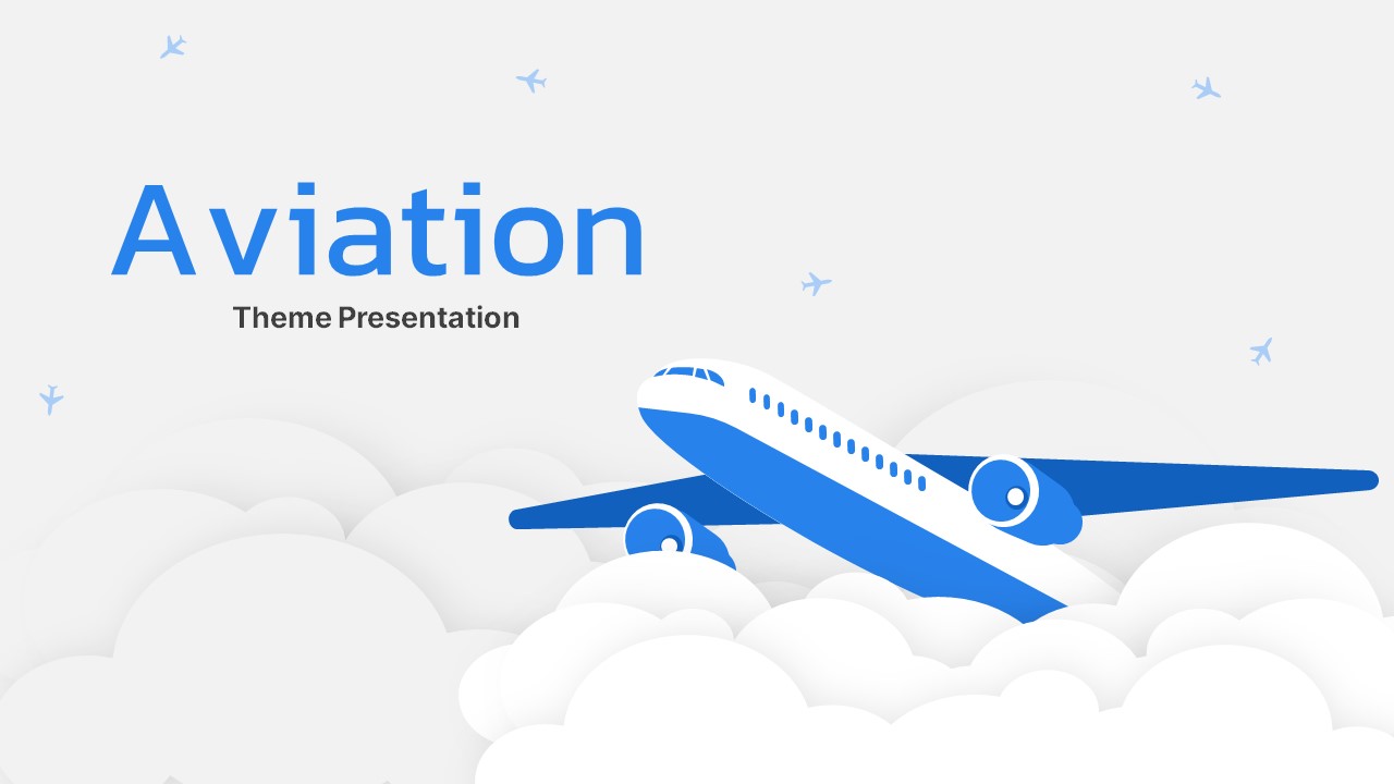 Aviation PowerPoint theme