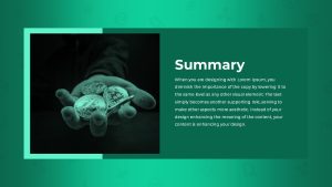 Crypto Currency PowerPoint Theme summary