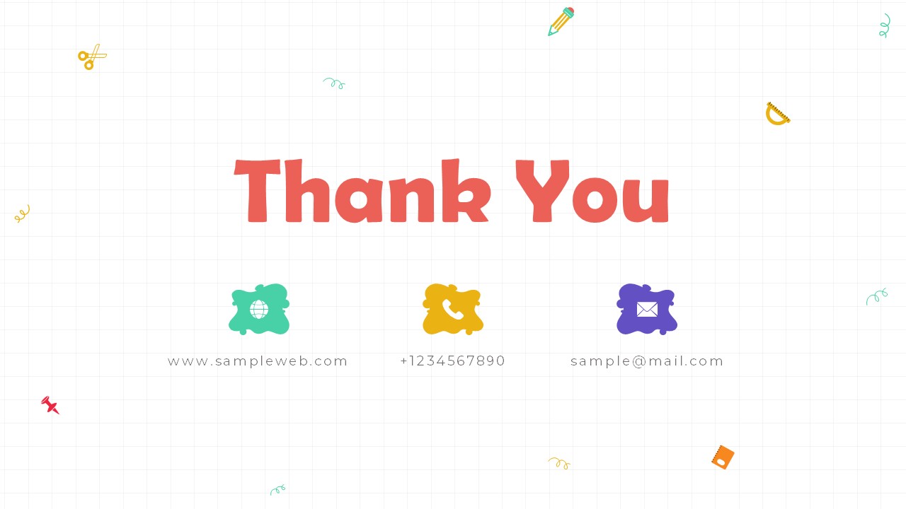 Education PowerPoint Theme thank you