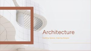 Free Architecture PowerPoint Template