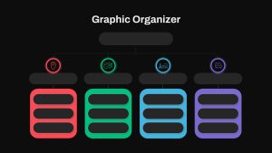 Graphic Organizer PPT Template Black