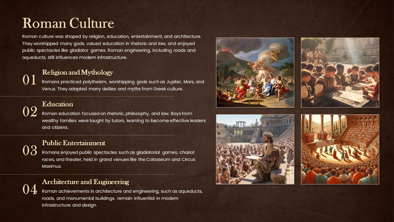 History Presentation Template culture