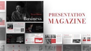 Magazine PowerPoint Template Featured Image