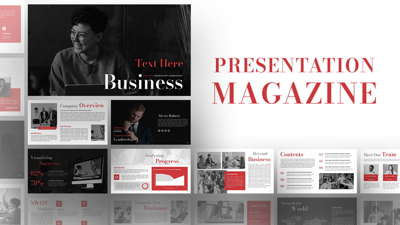 Magazine PowerPoint Template Featured Image