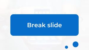 Mobile Apps PowerPoint Theme Break Slide