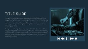 Music PowerPoint Theme Title