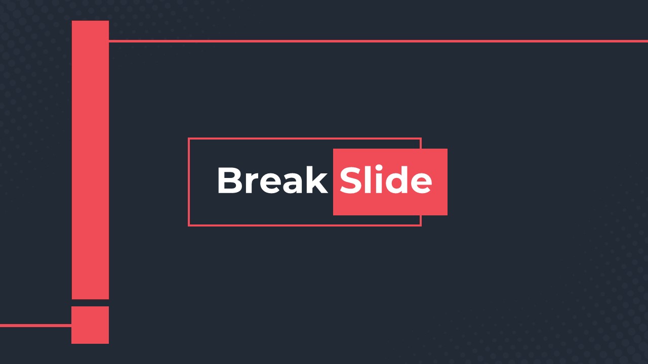 Portfolio PowerPoint Theme break slide