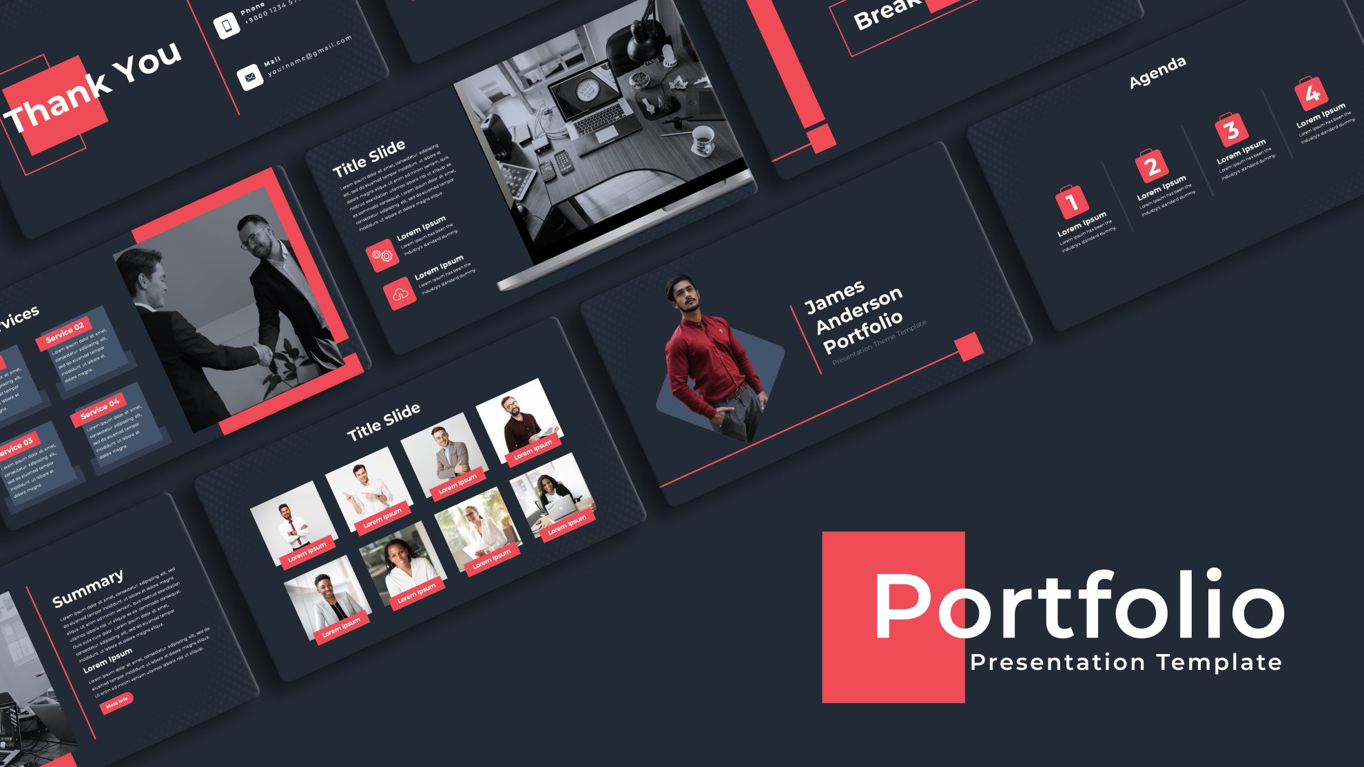 Portfolio PowerPoint Theme featured image