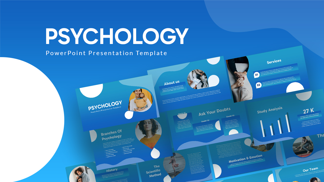 Psychology PowerPoint Template Free featured image