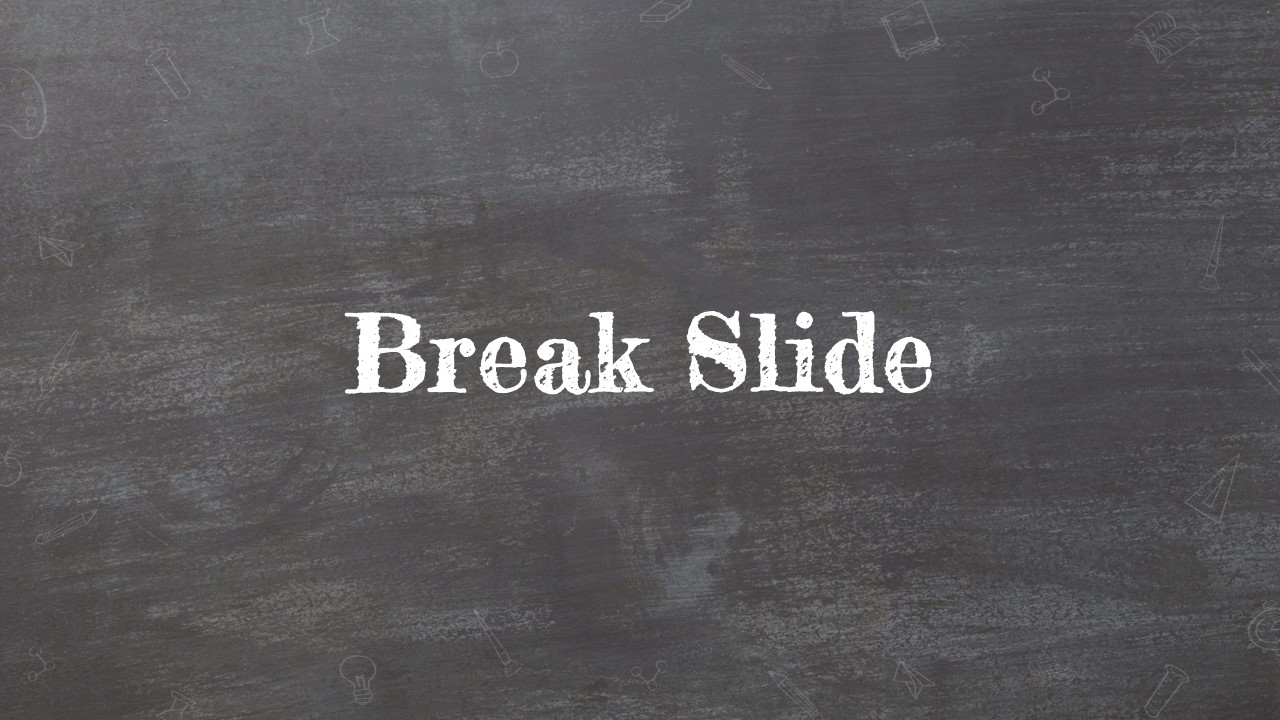 School PowerPoint Theme Break Slide