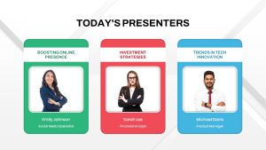 Today&#8217;s Presenters PowerPoint Template