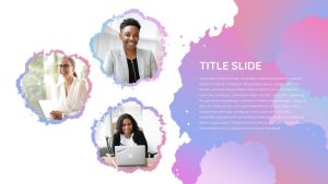 Watercolor PowerPoint Theme Title