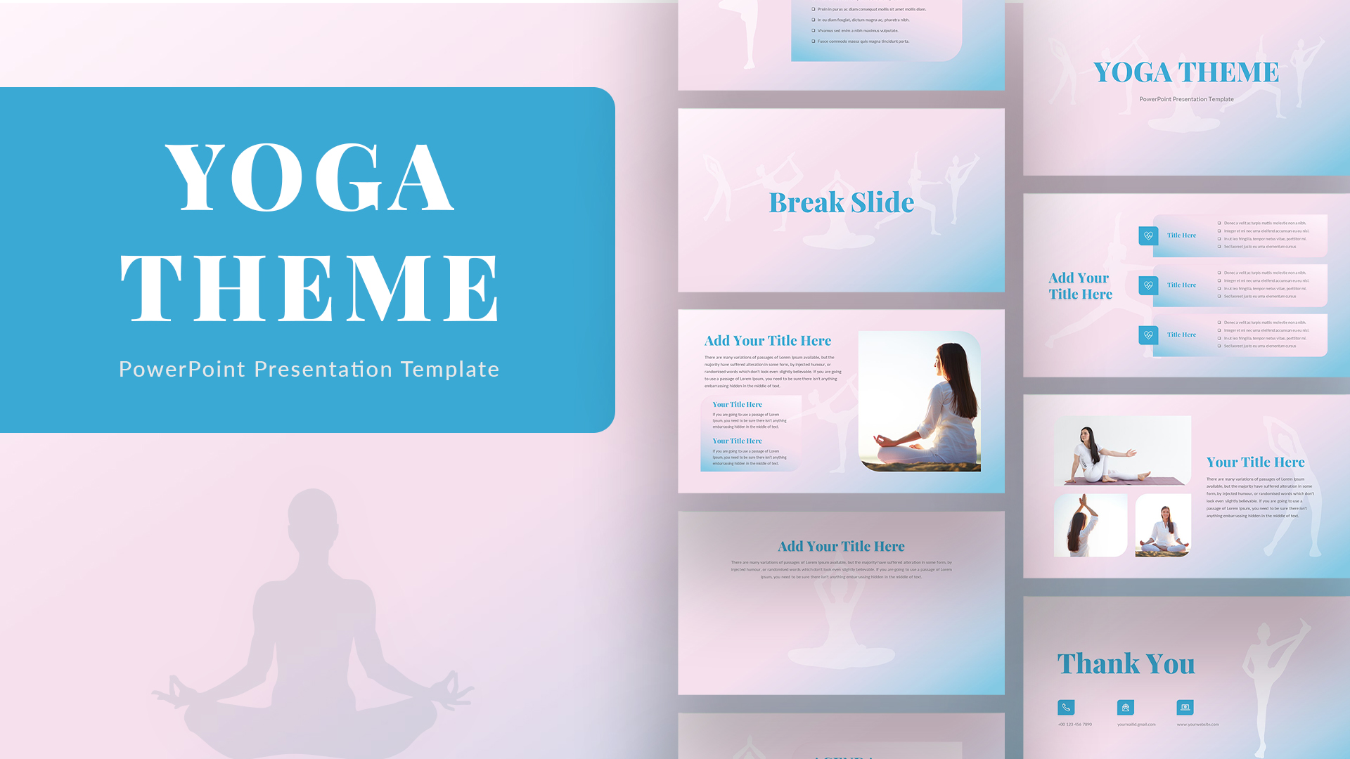 Yoga PowerPoint Presentation Theme