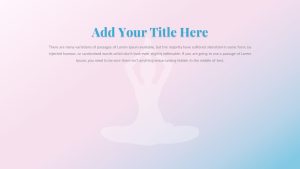 Yoga Theme PowerPoint Presentation Slide