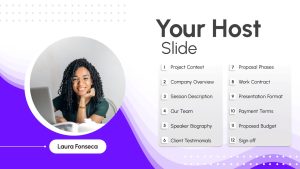 Your Host PowerPoint Template