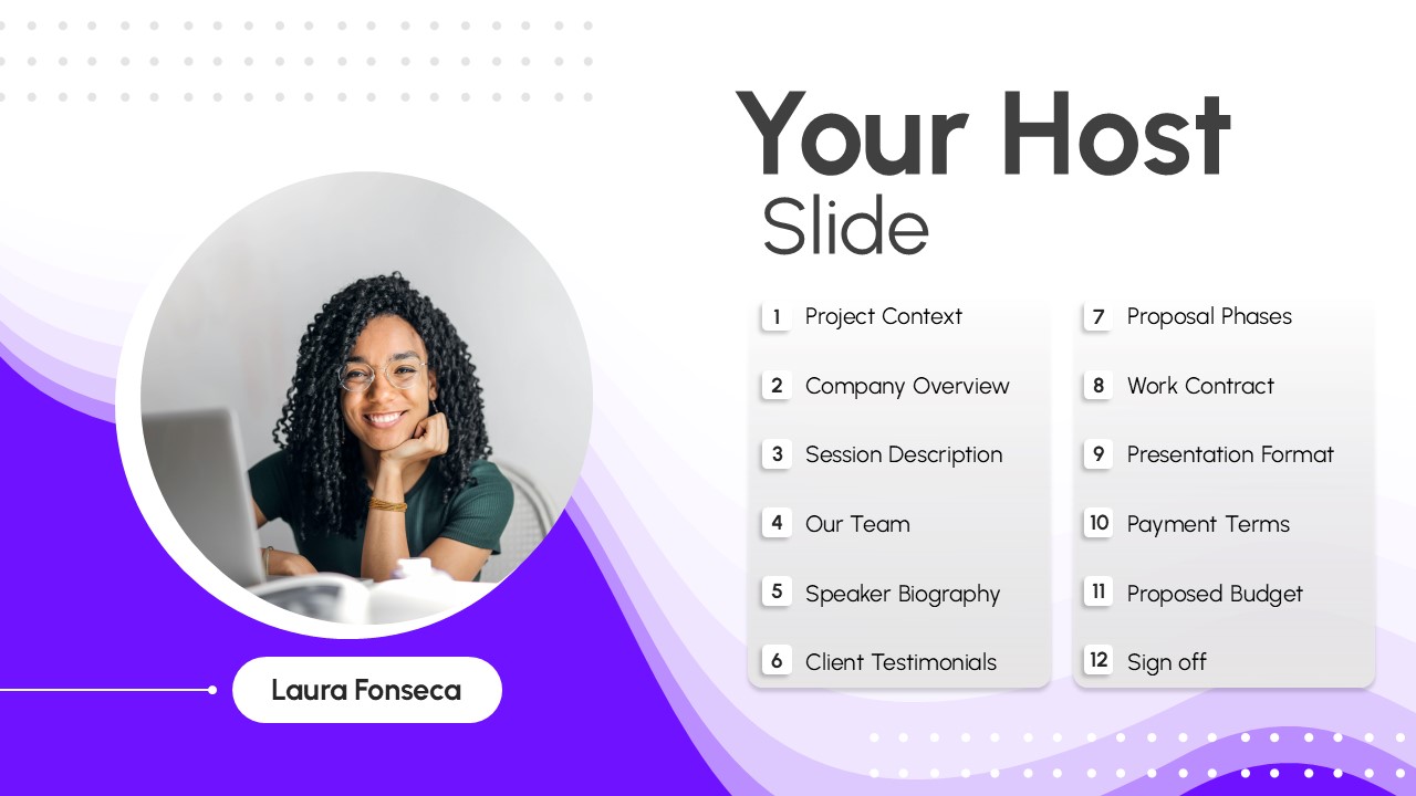 Your Host PowerPoint Template