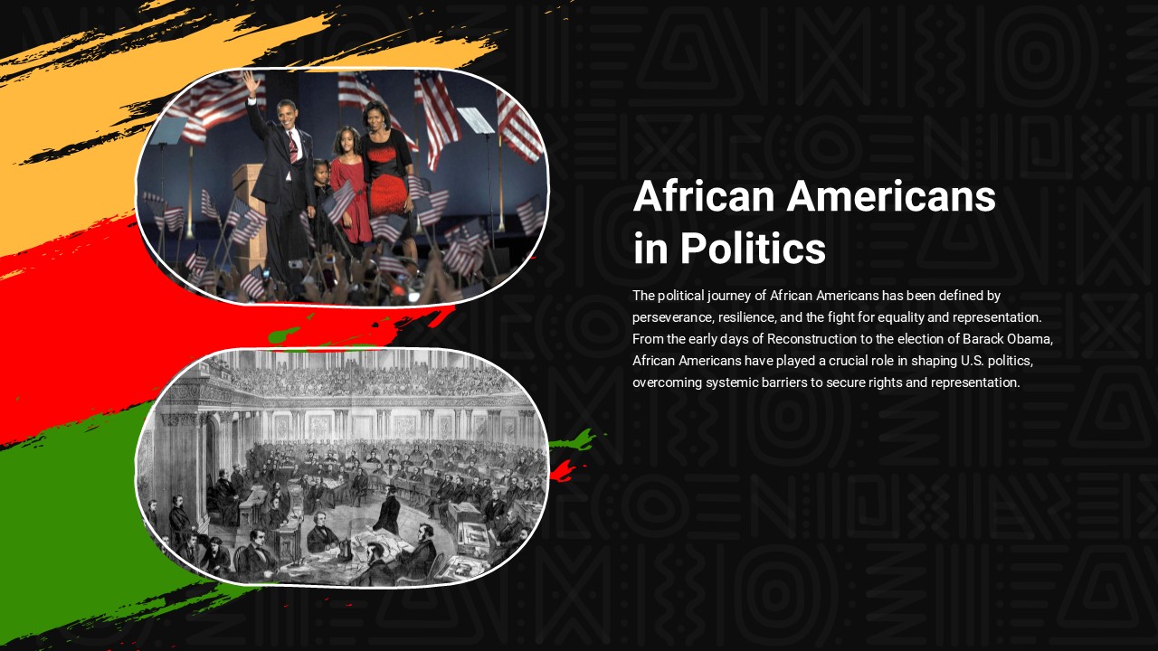 African American History Presentation Template politics