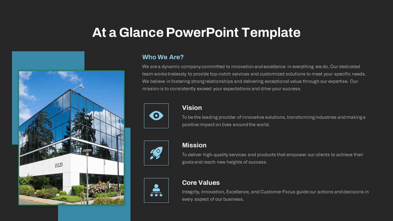 At a Glance PowerPoint Template