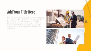 Construction Presentation Theme For PowerPoint Add Title Slide