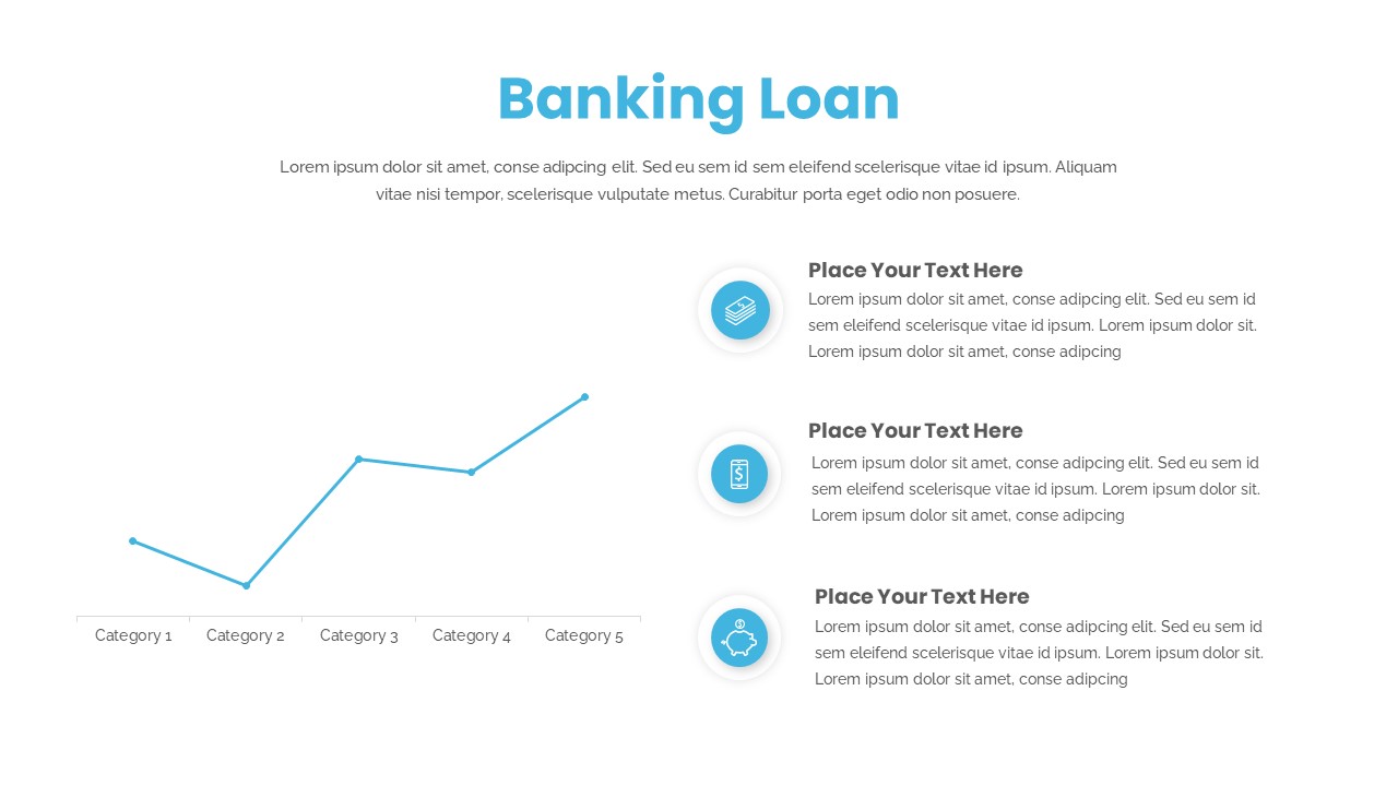 Free Banking PowerPoint Template loans