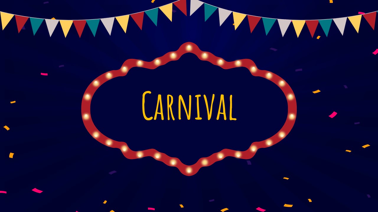 Free PowerPoint And Google Slides Carnival Templates Title Slide