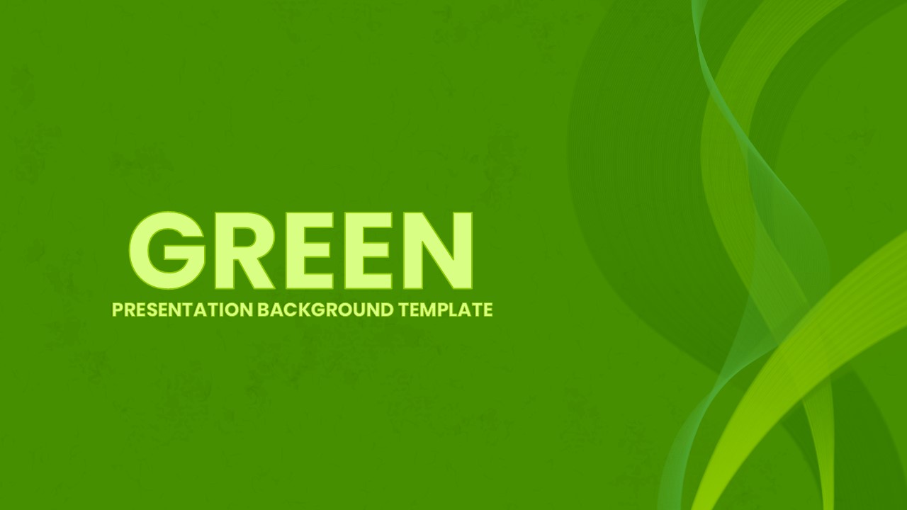 Green Presentation Background Template featured image