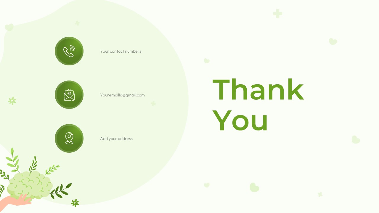 Mental Health PowerPoint Theme Thankyou Slide