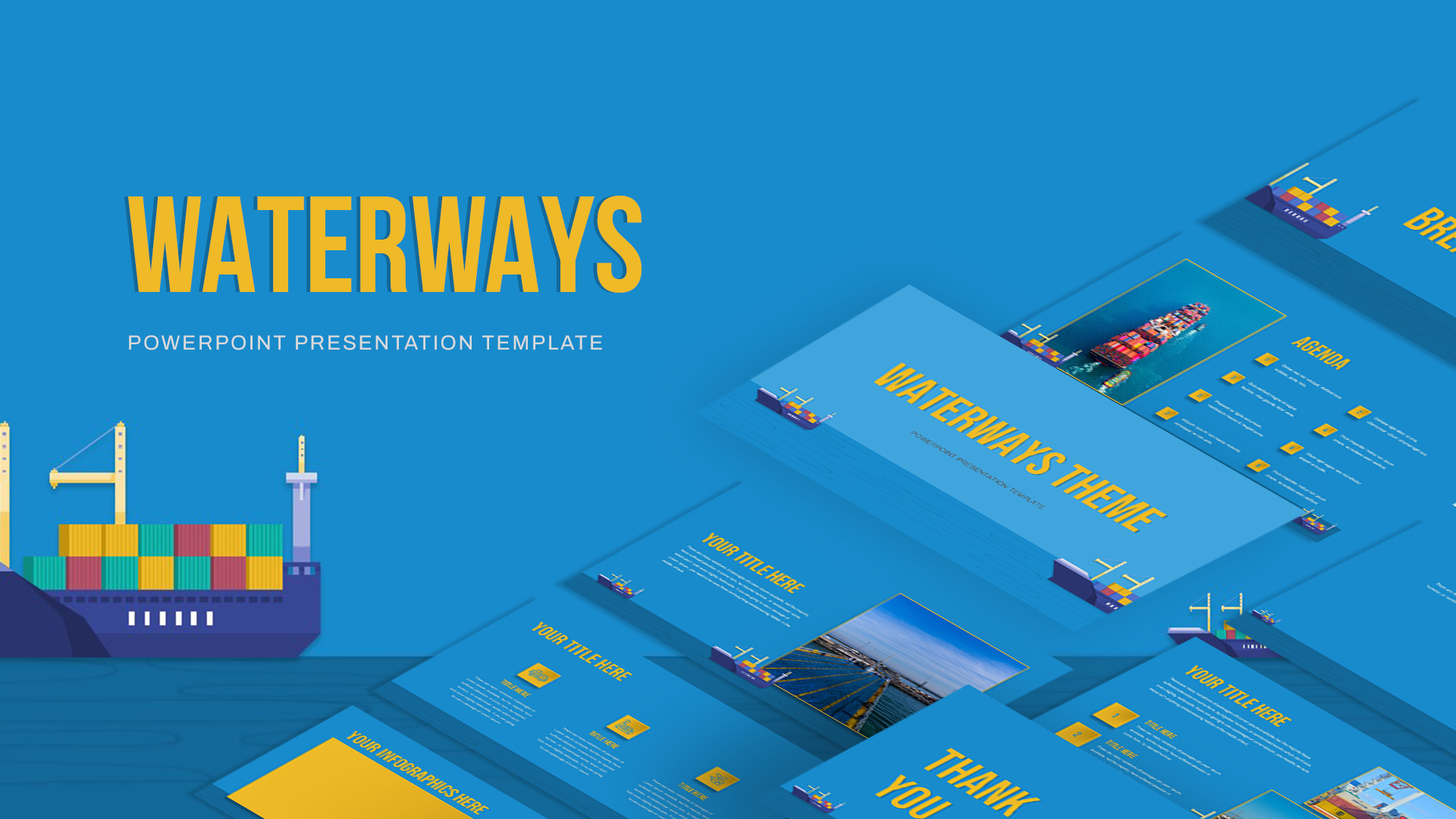 Waterways PowerPoint Theme featured image