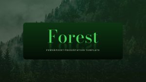 Free Forest PowerPoint Template