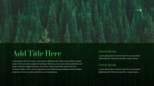 Free Forest Presentation Template