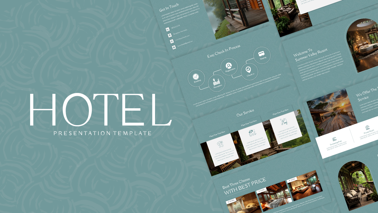 Free Hotel PowerPoint Template featured image