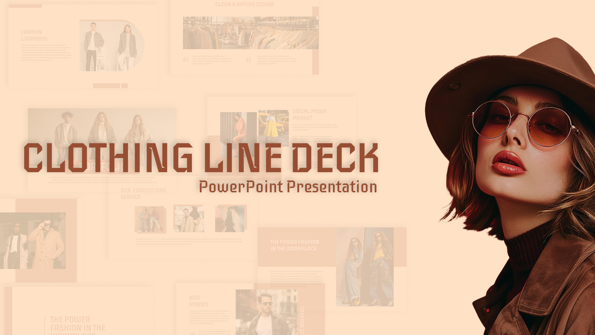 Clothing Line Presentation Template Featured Image