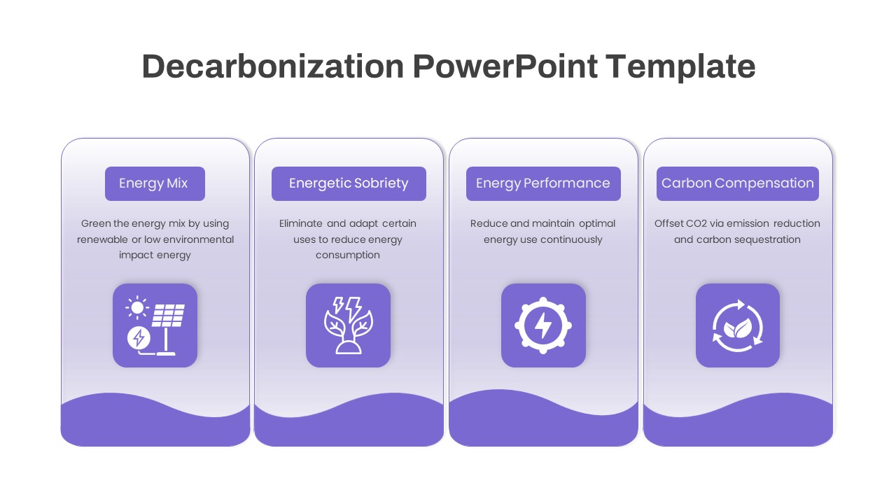 Decarbonization Approaches PowerPoint Template featured image