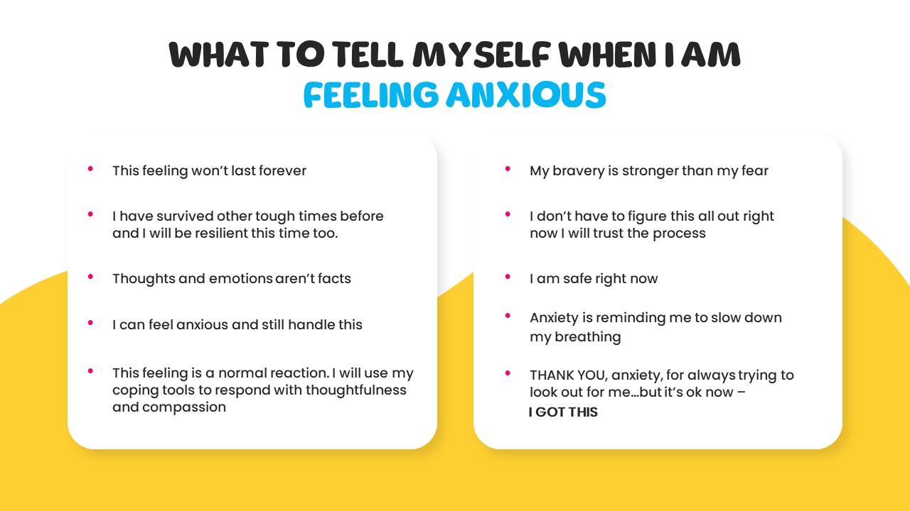 Emotional Intelligence PowerPoint Template anxious slide