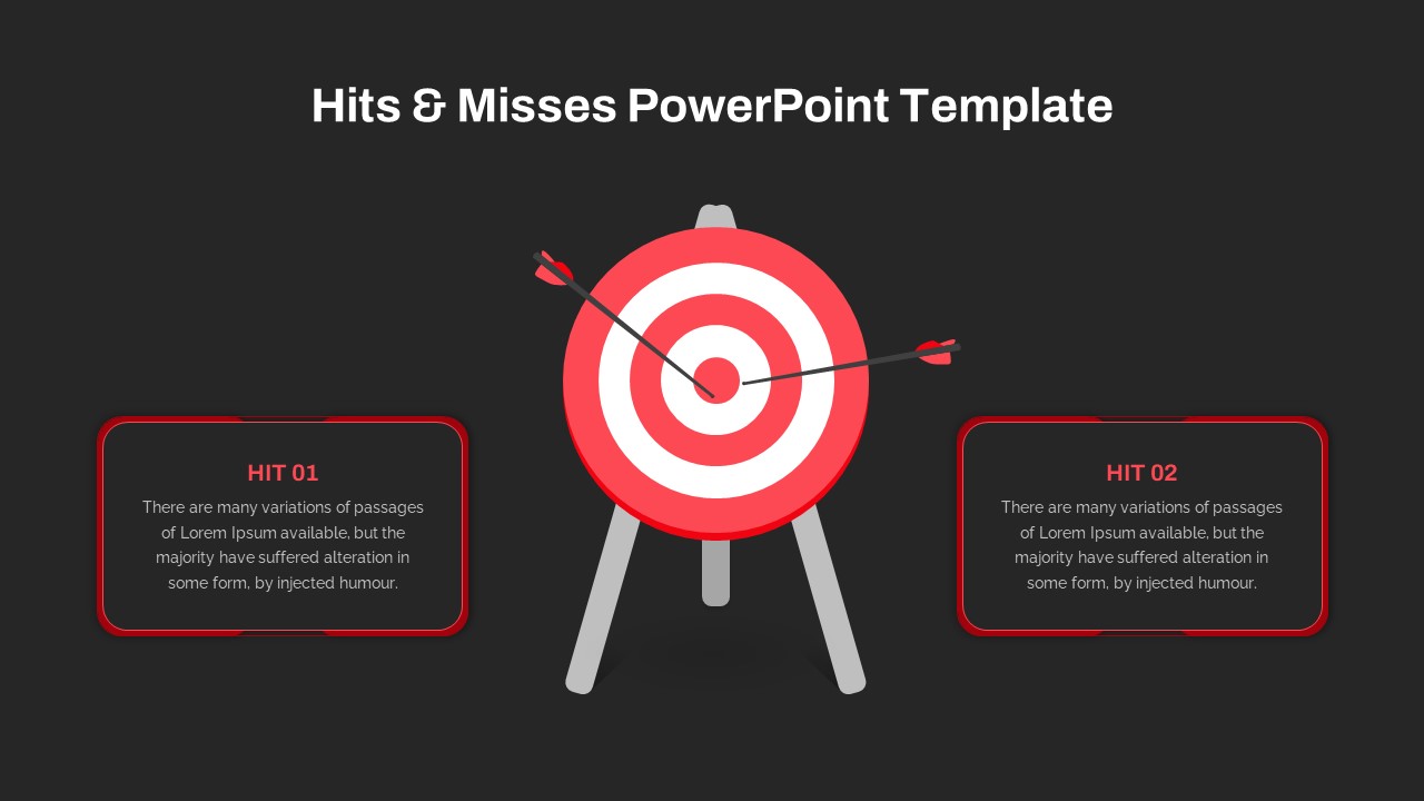 Hits And Misses PowerPoint Templates