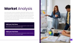 Marketing Presentation PPT Template Market Analysis