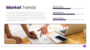 Marketing Presentation PPT Template Market Trends