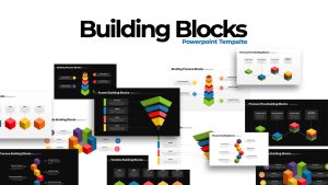 Building Blocks PowerPoint Template Featured Image