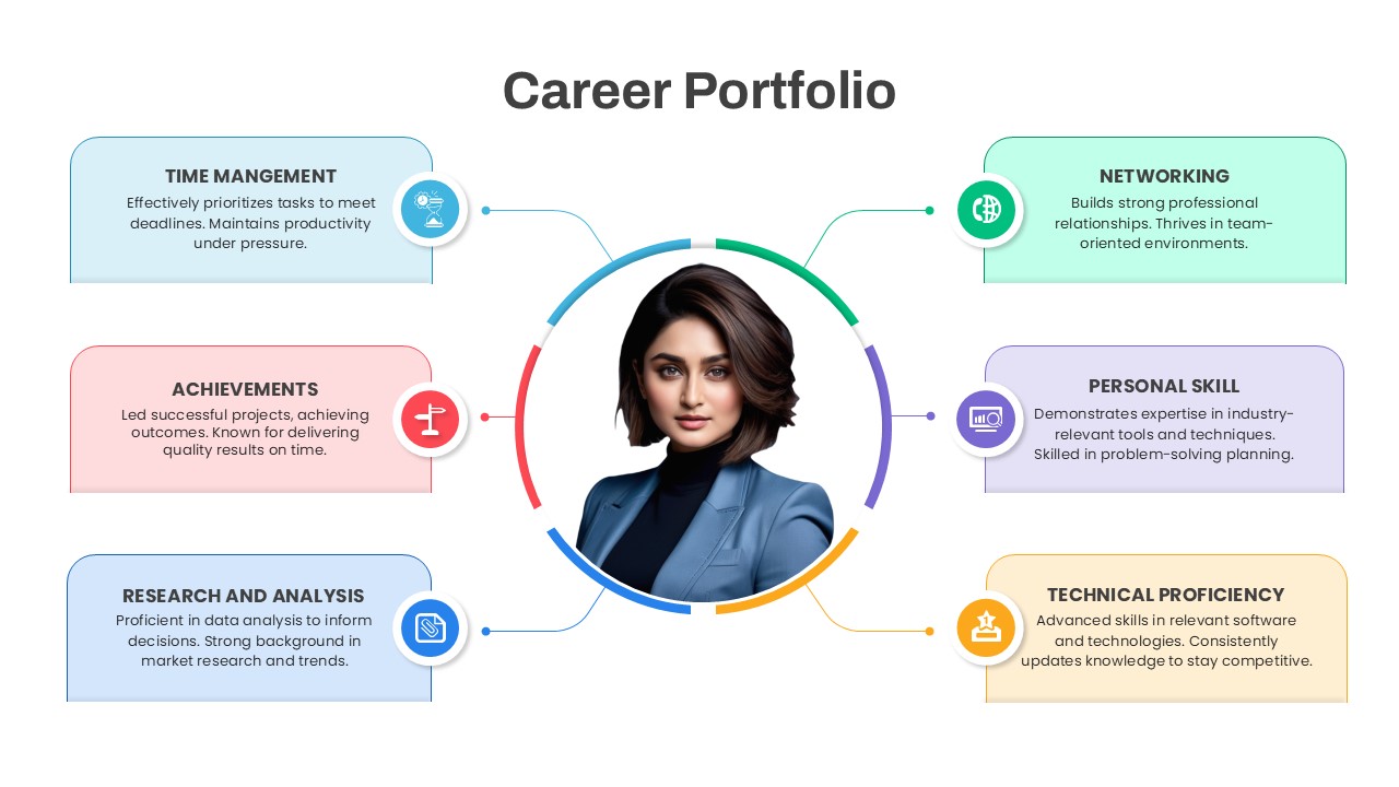 Career Portfolio PowerPoint Template