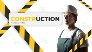 Construction Company Profile PowerPoint Template