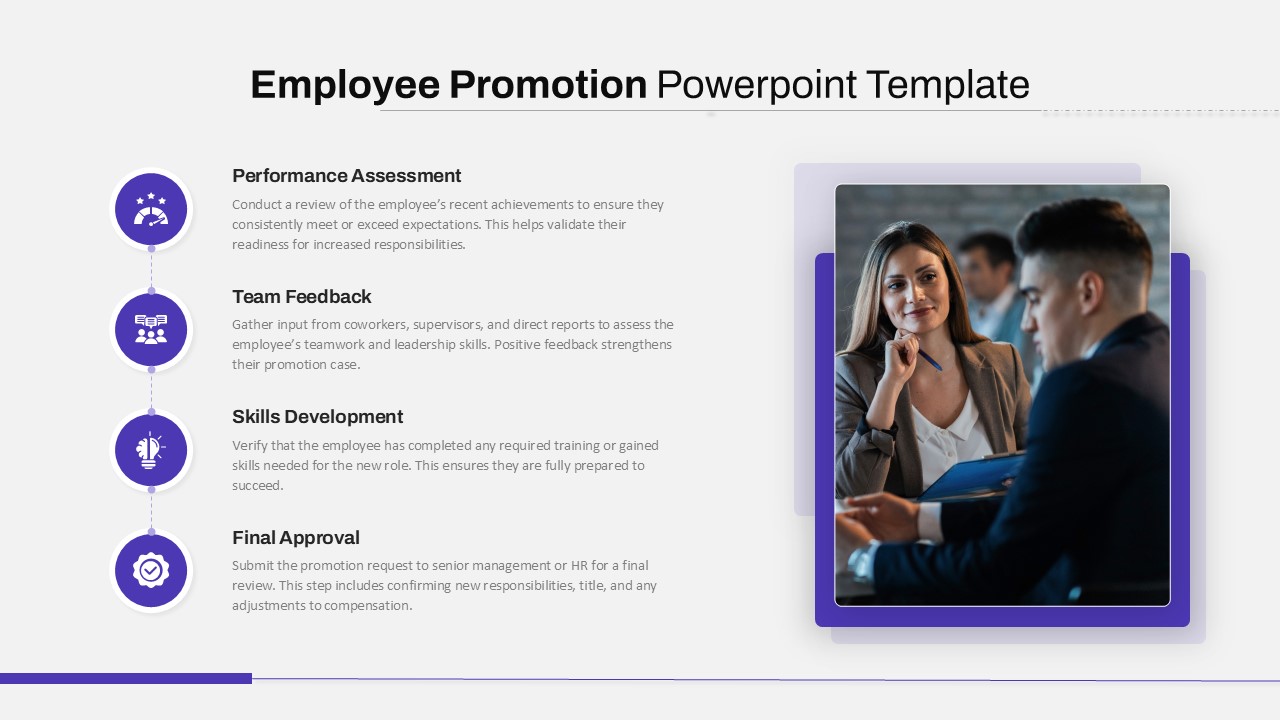 Employee Promotion PowerPoint Template