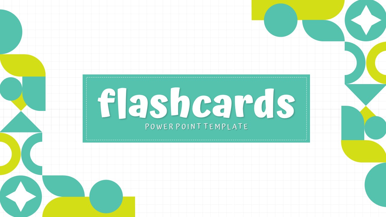 Free Working Flashcard PowerPoint Template